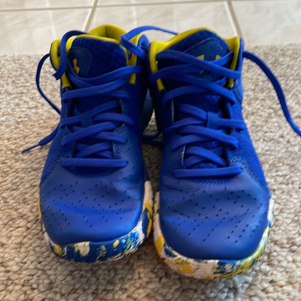 Basketball shoes - worn one season- only on the court